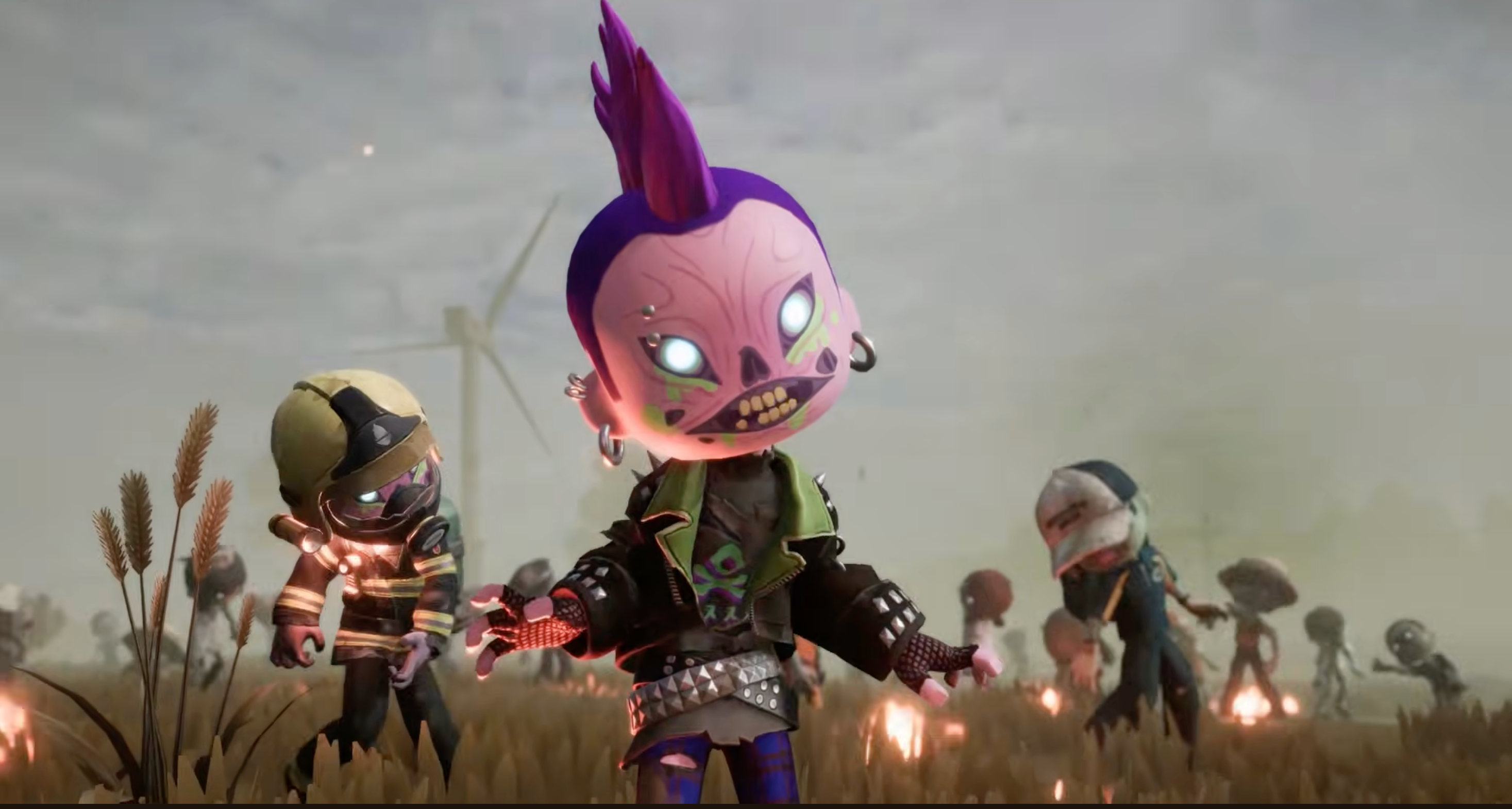 Zeverland zombie enemy with a mohawk hairstyle