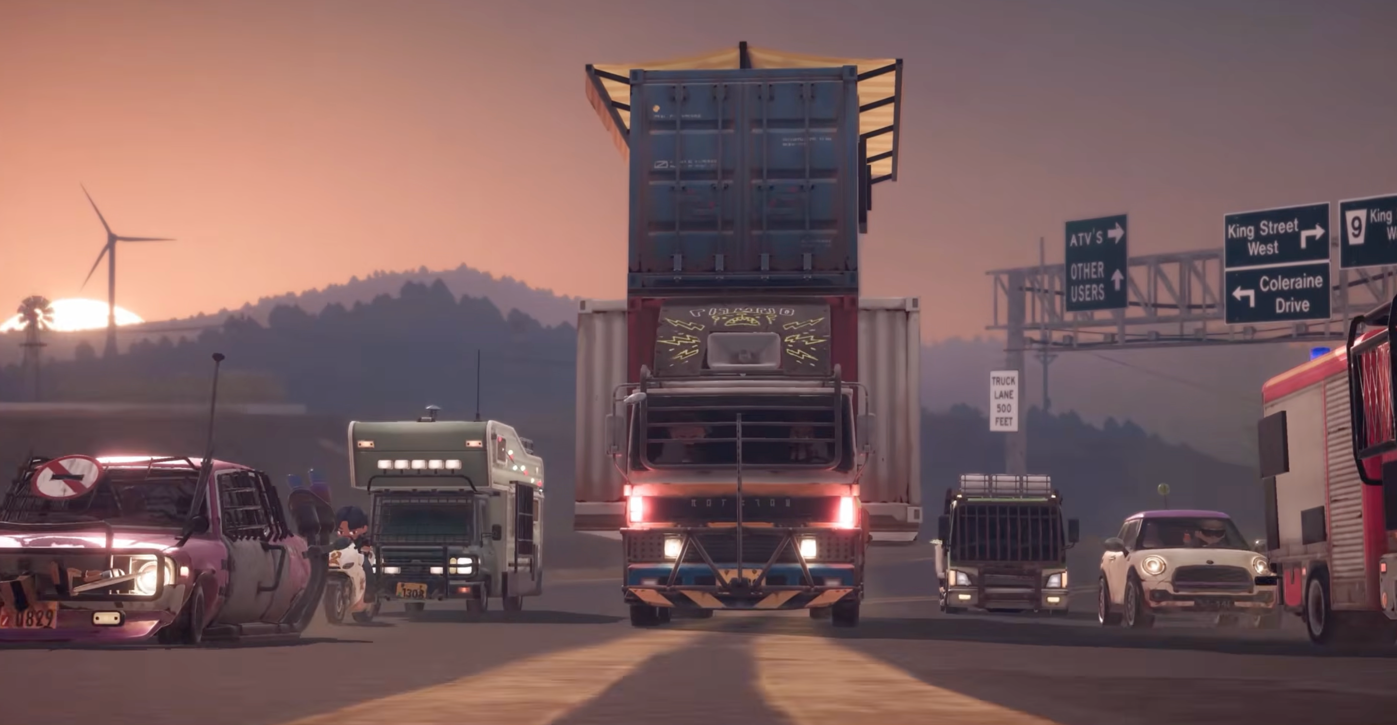 Zeverland vehicle convoy on the road; RV-specific details remain to be confirmed